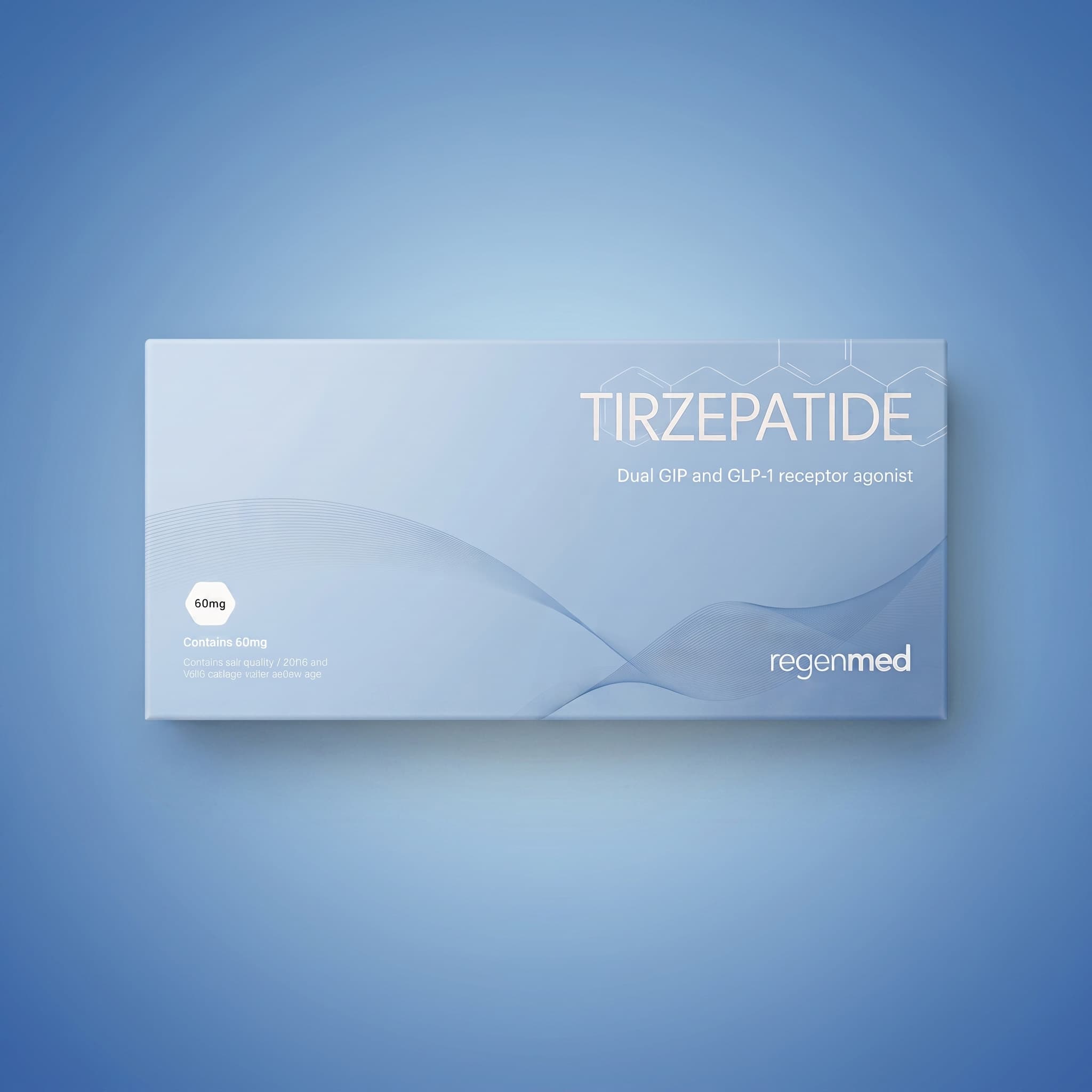 Tirzepatide (GIP & GLP-1) — research peptide vial, third-party tested
